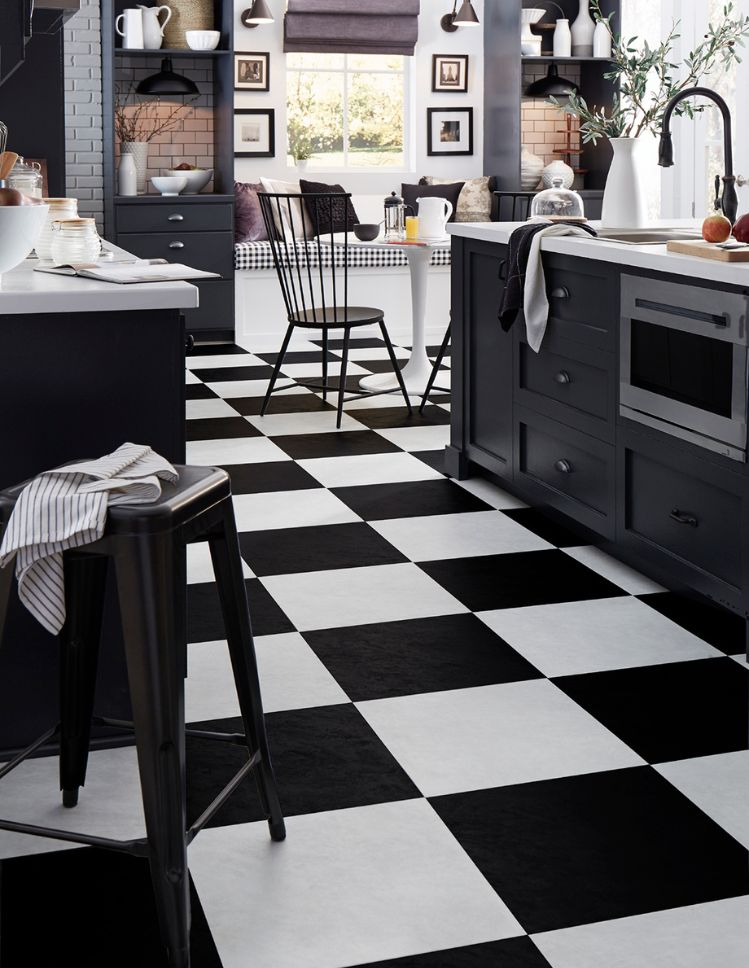luxury vinyl tile flooring (LVT)
